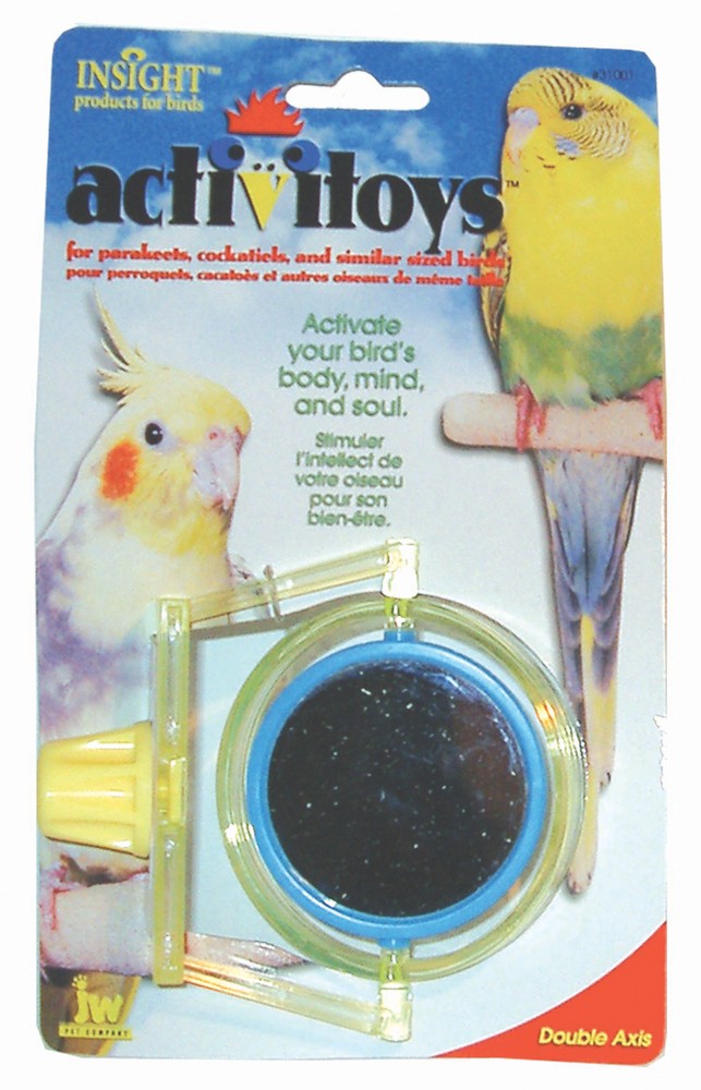 JW Pet ActiviToy Double Axis Bird Toy Multi-Color One Size