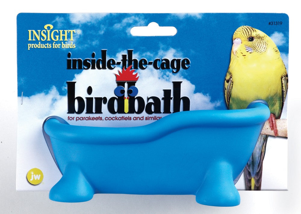 JW Pet Inside Cage Bird Bath Assorted One Size