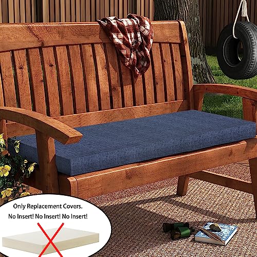 Magpie Fabrics Outdoor Cushion Cover Replacement 2 Pack, NO Insert! Water Repellent Slipcover with Ties Decor for Patio Garden Chair Sofa Bench Wicker(Embry Red Hibiscus, 20x18x4 Inch)
