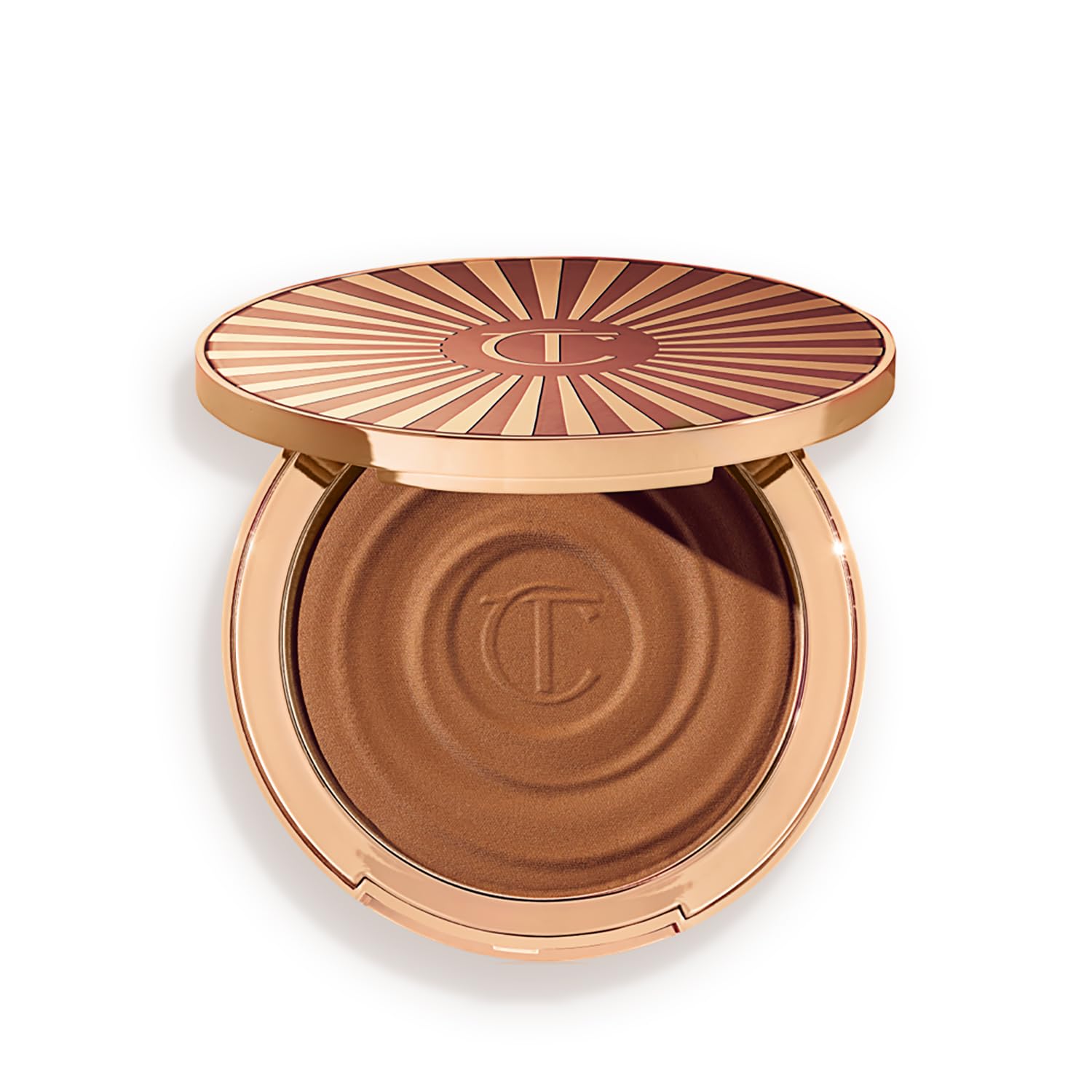 Charlotte Tilbury Beautiful Skin Face Makeup & Body Cream Bronzer - Hydrating Hyaluronic Acid & Pro Vitamin D3 to Blur for a Sun-Kissed Glow - Up to 16Hr Wear, Sweat & Humidity Proof - 2 Medium