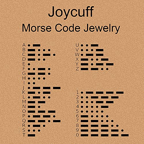JoycuFF Blessed Morse Code Bracelets for Women Mother Daughter Friend Inspirational Motivational Encouragement Stianless Steel Jewelry Gifts Silver Bracelet