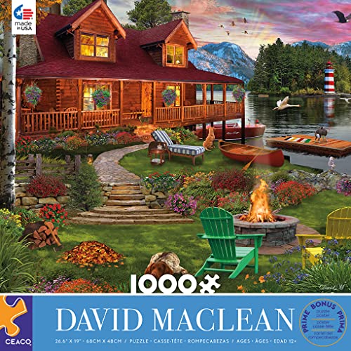 Ceaco - David MacLean - Cottage Retreat - 1000 Piece Jigsaw Puzzle