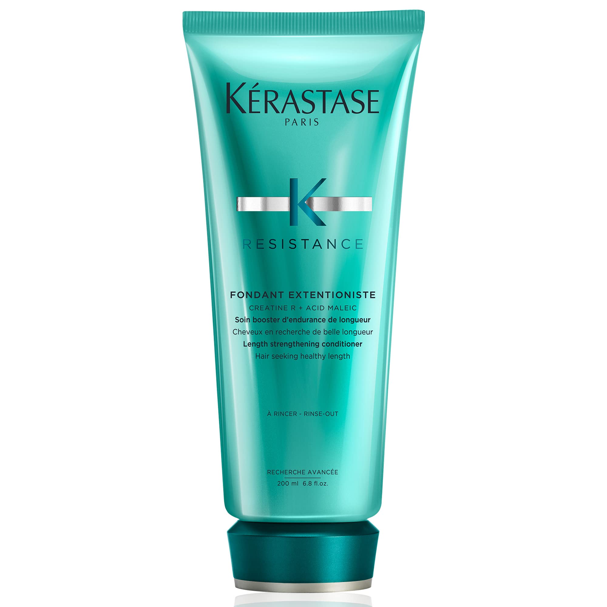 KÉRASTASE Resistance Fondant Extentioniste Conditioner, Strengthening and Smoothing Conditioner, Easily Detangles and Seals Split Ends with Amino Acids and Ceramides for Damaged Hair, 6.8 Fl Oz