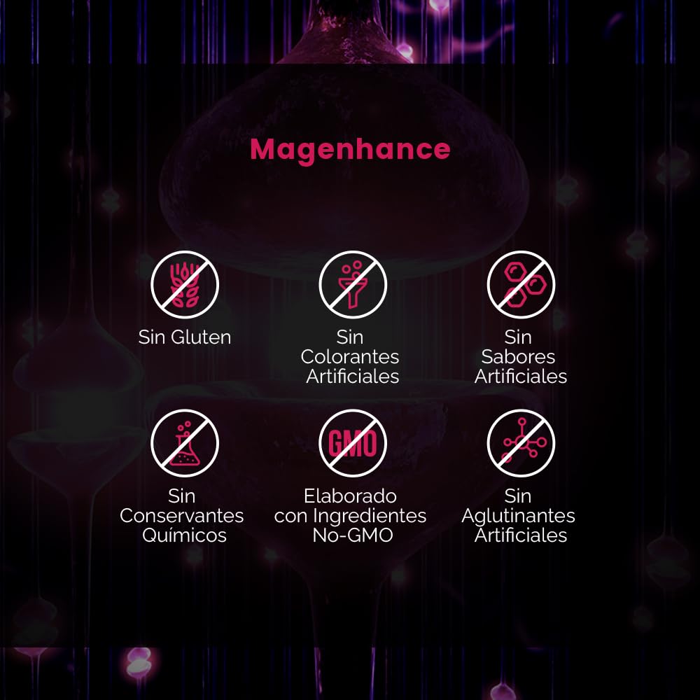 Intelligent Labs MagEnhance Magtein Magnesium Complex Supplement L-Threonate with Magnesium Glycinate and Taurate, 90 Capsules