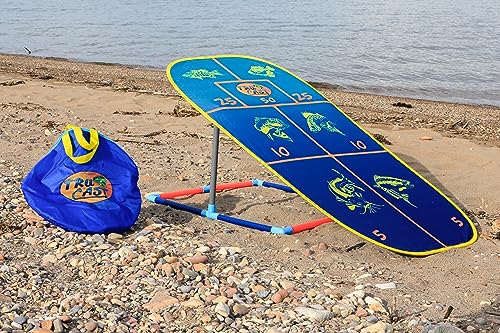 TruCast | Ultralight Weight Folding Packable Outdoor Game | Practice or Learn to cast in Your Backyard or backlands (Game ONLY)