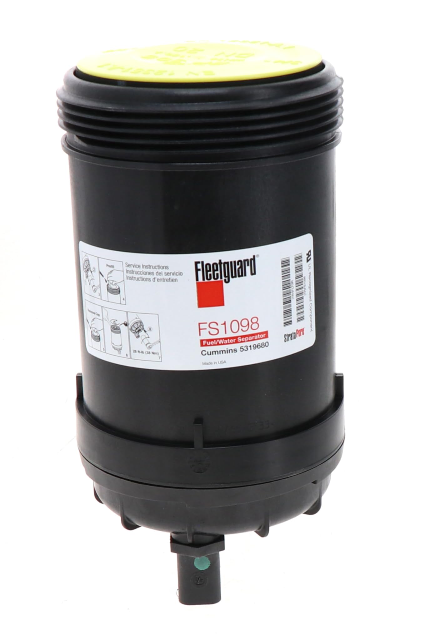 Fleetguard Fuel Water Separator - FS1098