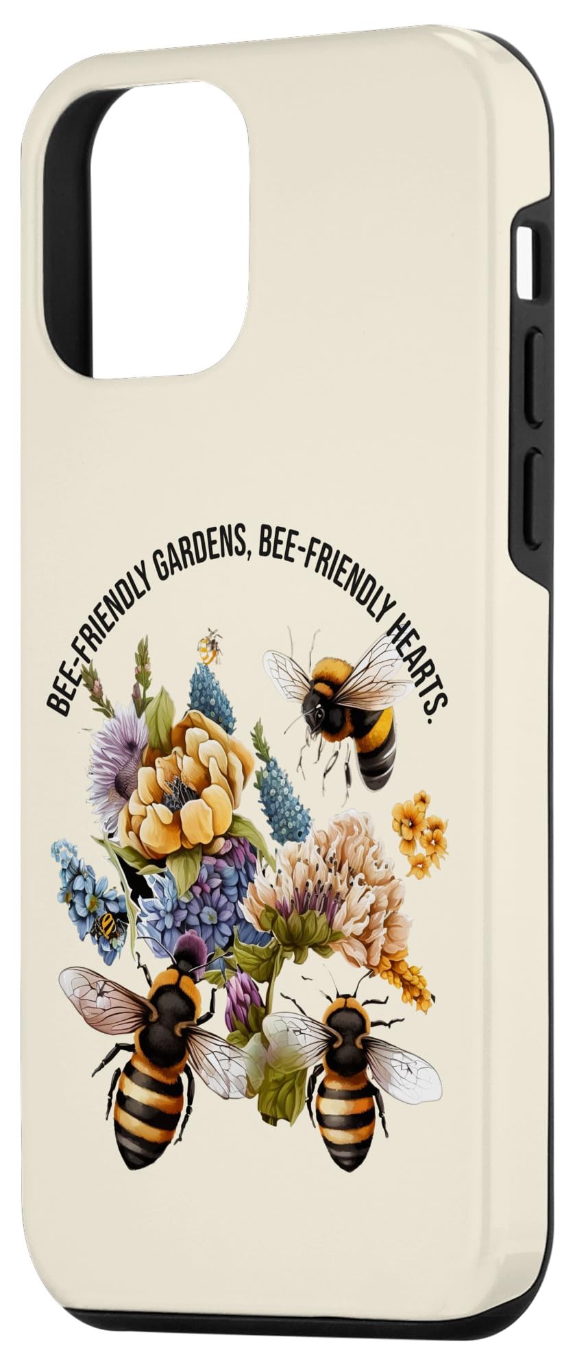 iPhone 12 mini Bee-friendly gardens, bee-friendly hearts. Bee-Themed Pollin Case
