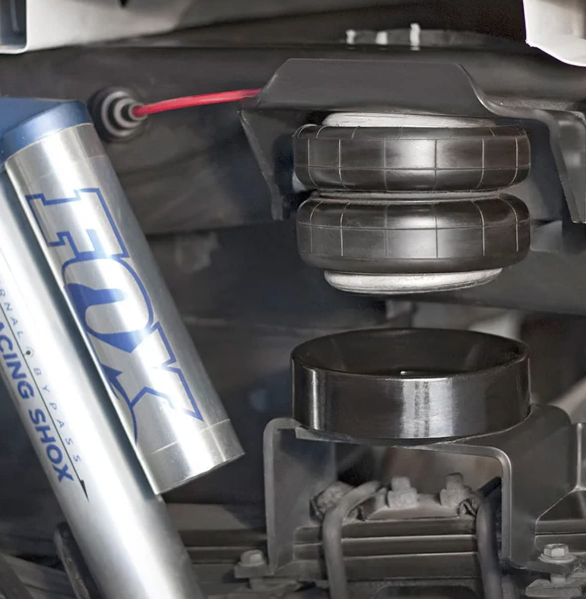 Daystar, Air Bag Cradle designed for full suspension travel, Fits All 6" diameter convoluted Air Bags, fits any full size of half ton truck, 2/4WD, KU09140BK, Made in America, Black