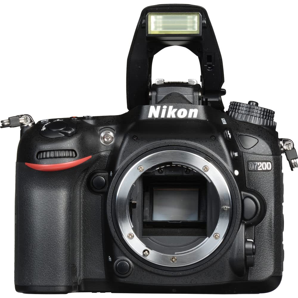 Nikon D7200 24.2 MP DX-Format Digital SLR Camera + EN-EL15C Battery + External Charger + Extreme PRO 64GB Card + Card Reader + Hand Strap + 12 Inch Flex Tripod + Photo Editing Software + More