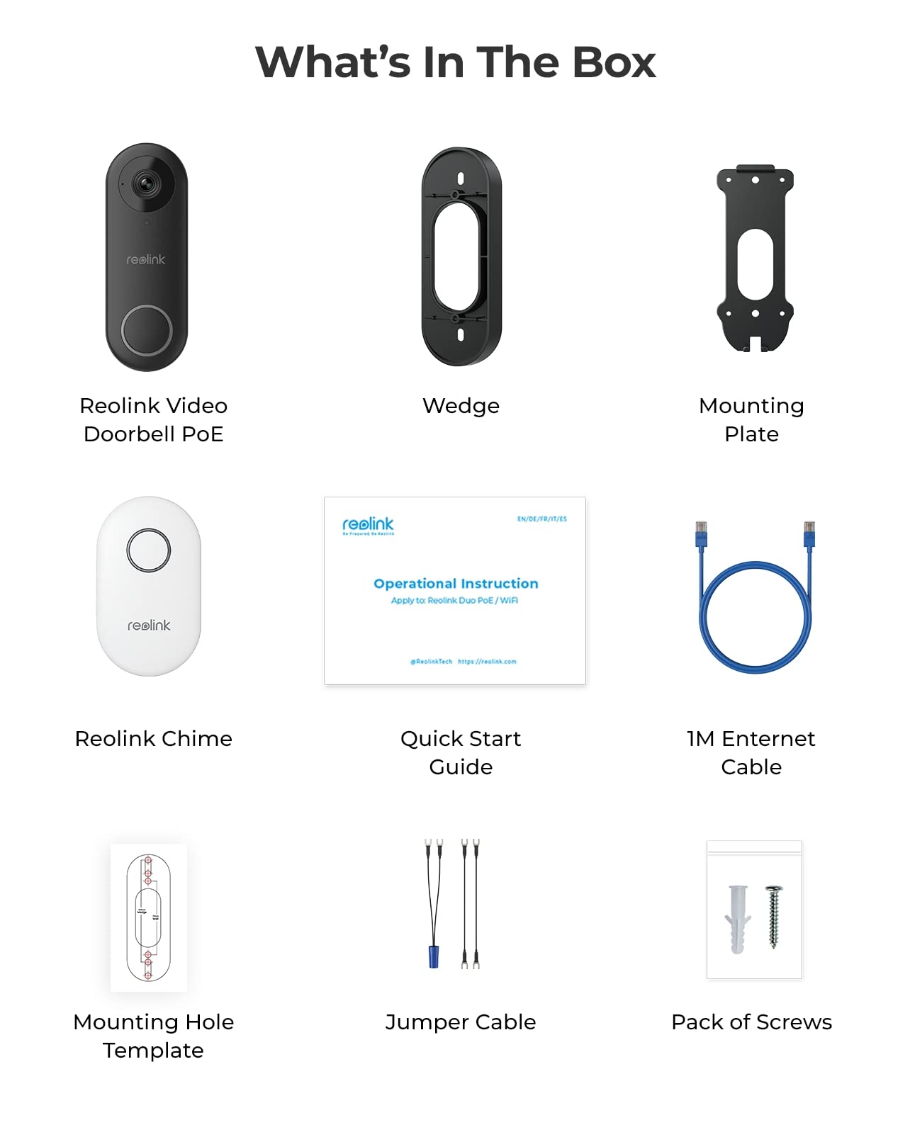 REOLINK Video Doorbell PoE Camera – 180 Degree Diagonal, 5MP IP Security Camera Outdoor with Chime V2, 2-Way Talk, Plug & Play, Secured Local Storage, No Monthly Fee