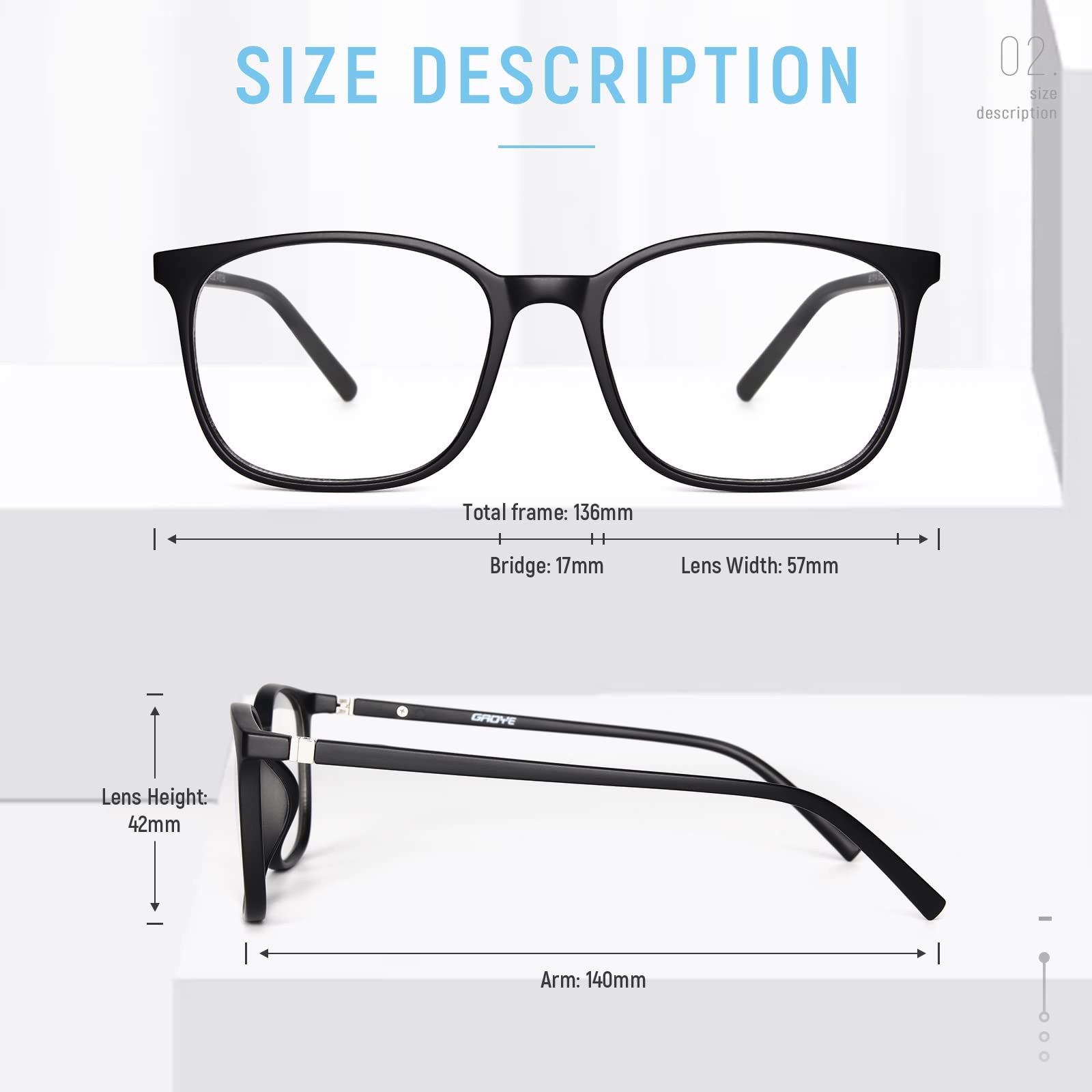 Gaoye Blue Light Blocking Glasses Women/Men, Computer Gaming Fake Eyeglasses Anti UV Ray-Spring Hinge (3 Pack, Matte Black & Tortoiseshell & Transparent)