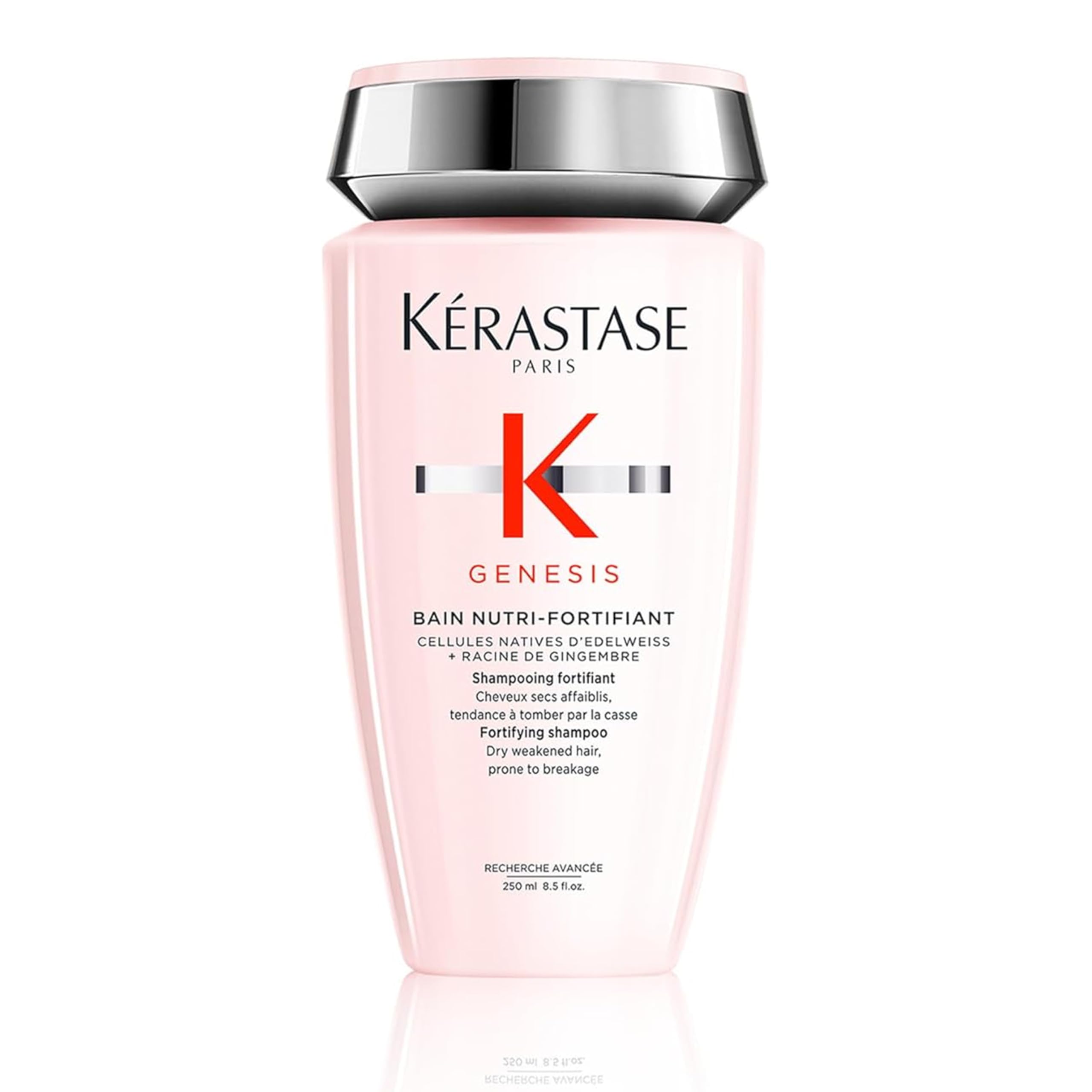 Kerastase Genesis Strengthening Nutri-Fortifiant Shampoo - Hair Repair For Weak or Damaged Hair, Detangles & Hydrates, For Normal to Dry Hair