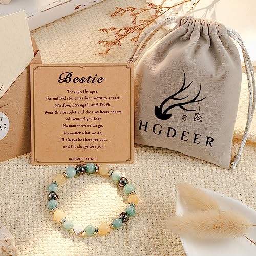 HGDEER Bestie Gifts for Women Best Friend Birthday Christmas Gifts, Easter Basket Stuffers Gifts for Women