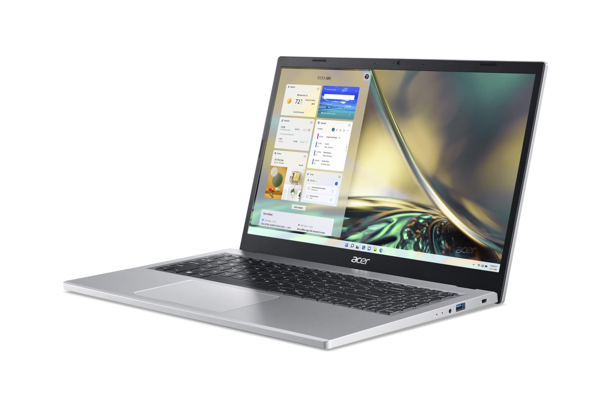 acer Aspire 3 A315-24P-R7VH Slim Laptop | 15.6" Full HD | AMD Ryzen 3 7320U Quad-Core | AMD Radeon Graphics | 8GB LPDDR5 | 128GB NVMe SSD | Wi-Fi 6 | Windows 11 Home