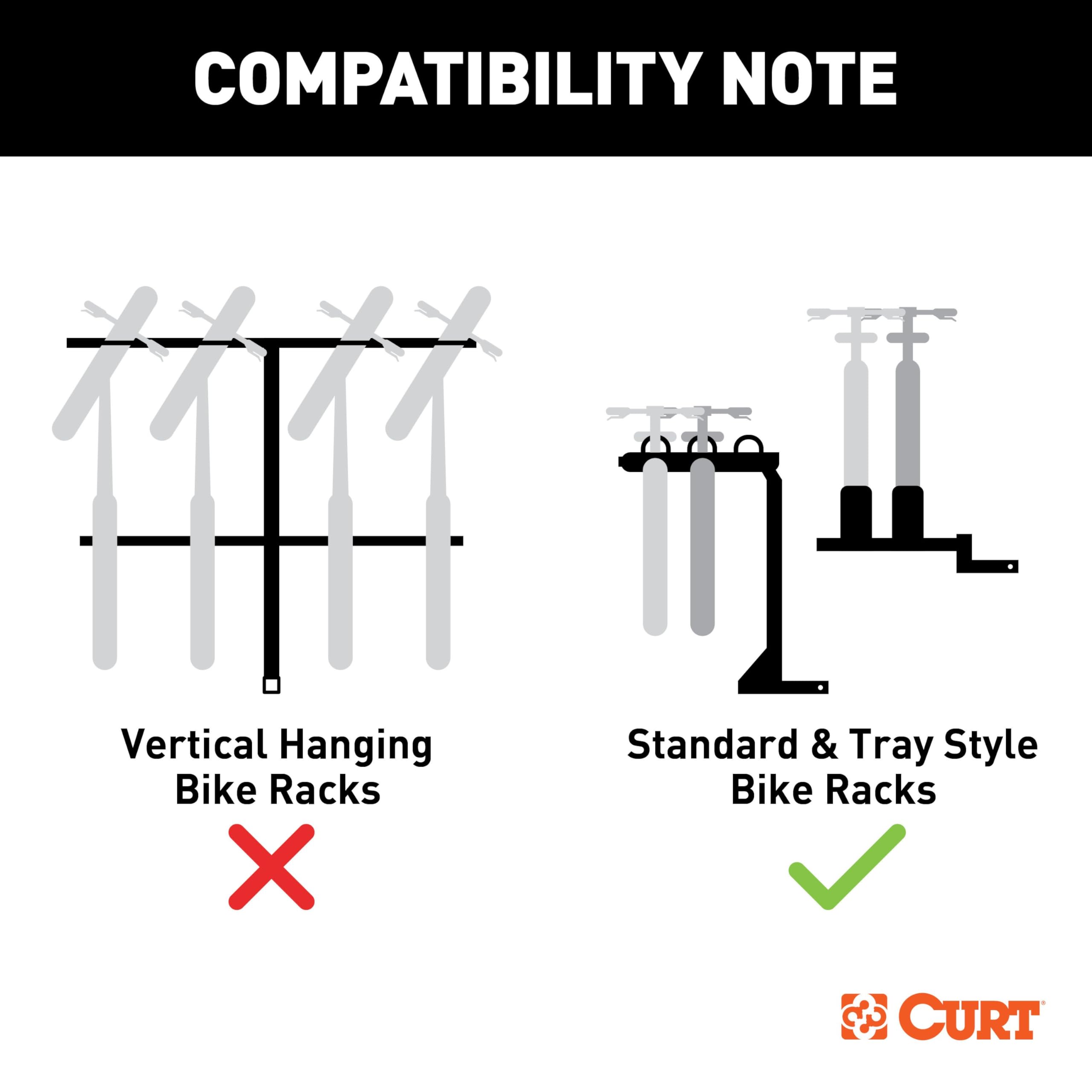 CURT 11276 Class 1 Trailer Hitch, 1-1/4-Inch Receiver, Fits Select Toyota Prius , Black