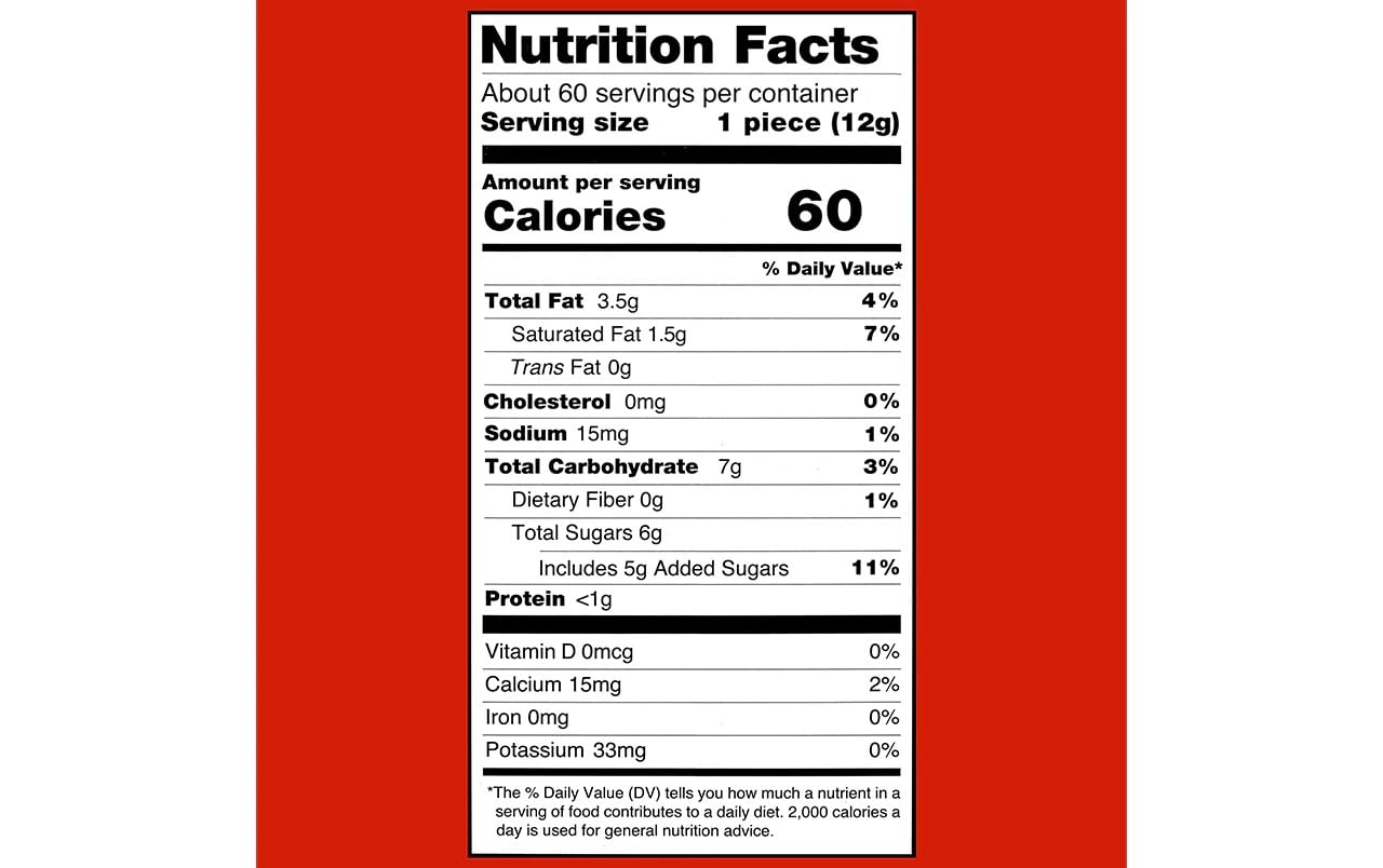 Turtles Original Bite-Size Candies, 0.42 Oz, Pack Of 60