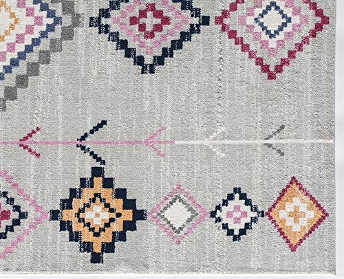 CosmoLiving by Cosmopolitan Lali Area Rug, Native White