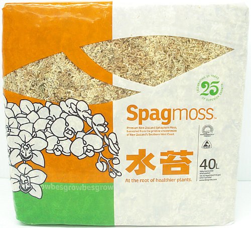 besgrow Premium New Zealand Sphagnum Moss, 500g (40L When Hydrated) - Harvested Sustainably from The Pristine West Coast of New Zealand's South Island