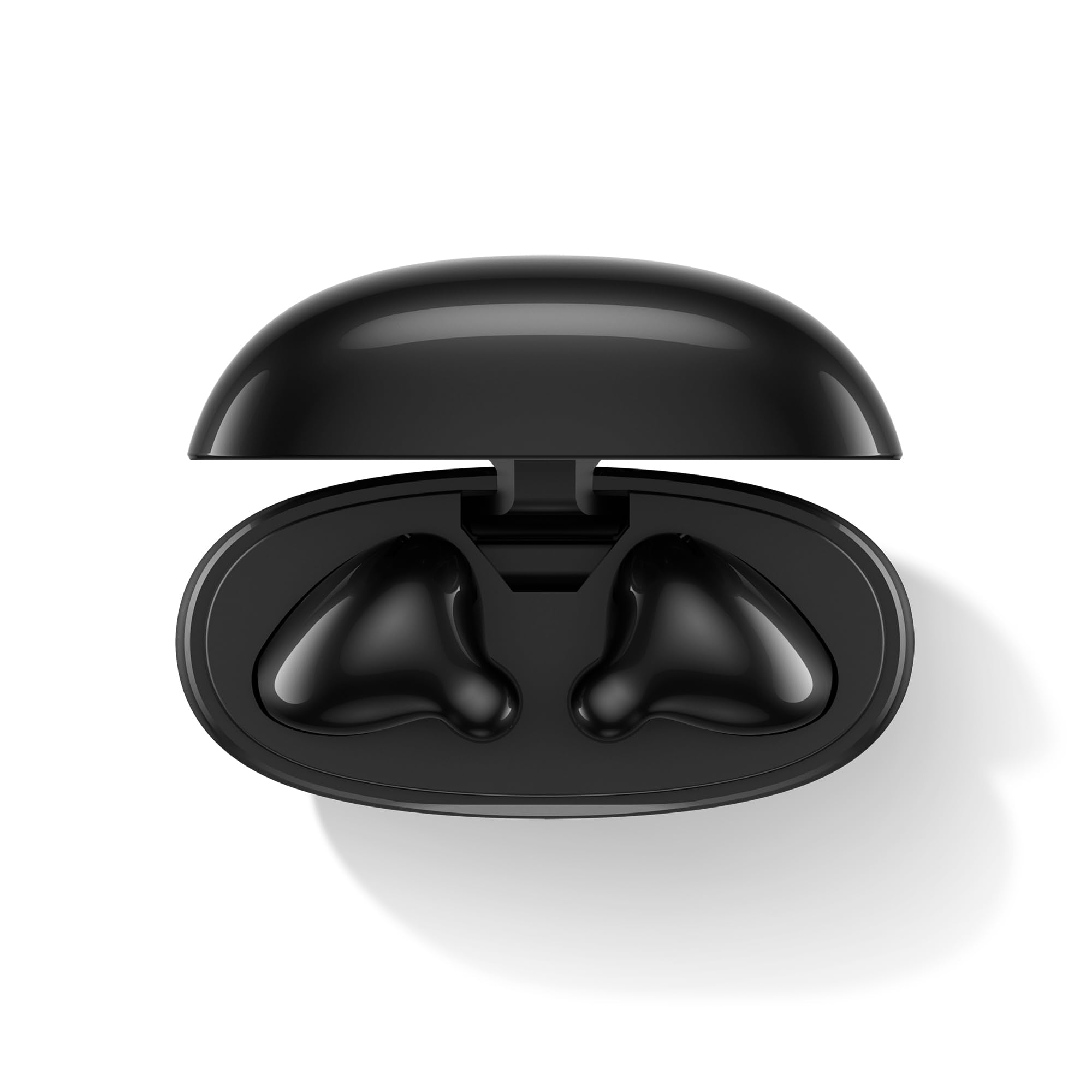 Lenovo E310 True Wireless Stereo Earbuds Bluetooth 5.3 ENC Noise-Cancelling Ear Buds with 13mm Speaker Type-C Charging 20h Battery Life for Music Calls Comfortable Fit Wireless Earbuds - Black