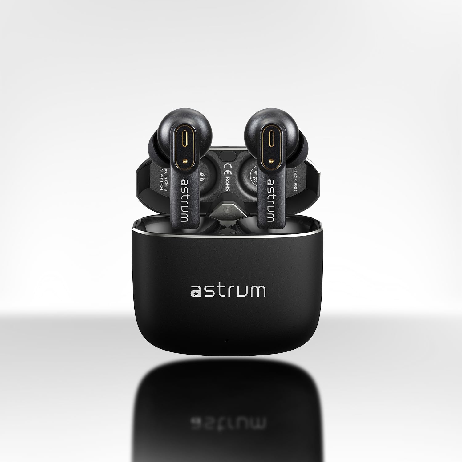 ASTRUM XZ PRO - True Wireless Earbuds, in-Ear Bluetooth Hybrid ANC, Touch Control, aptX Lossless Audio, LE Audio, Up to 30H Wireless Charging Case, 1-Year Limited Warranty, Support iPhone/Android