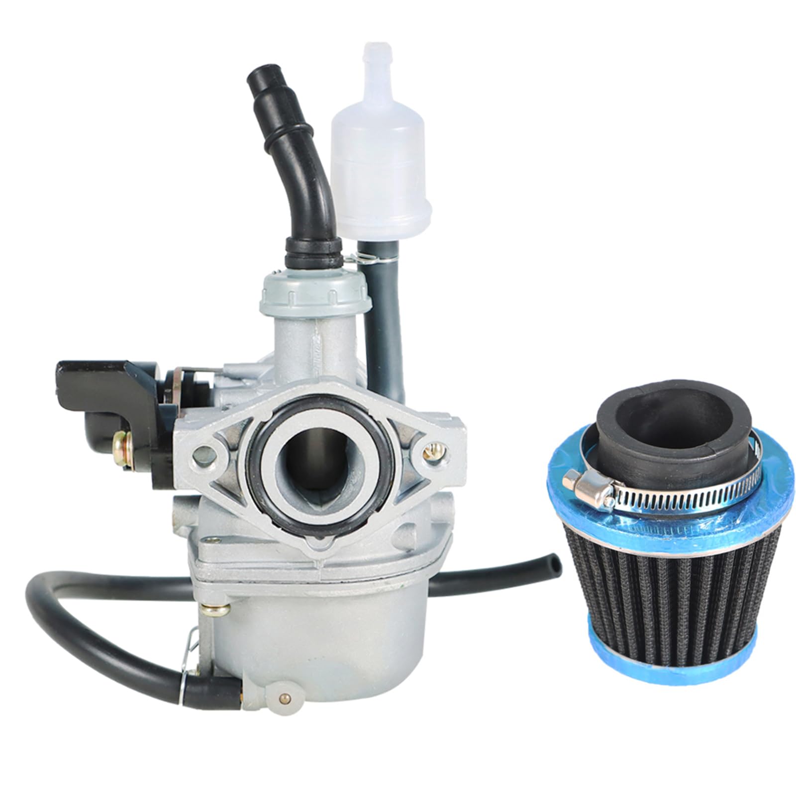 PZ19 Carburetor with Filter Replacement for 50cc, 70cc, 90cc, 100cc, 110cc and 125cc ATVs