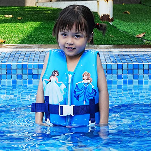 DOOHALO Toddler Swim Vest Kids Swimming Training Vest for Boys Girls Suitable for Age 1 to 8 Years 20Ibs - 46Ibs