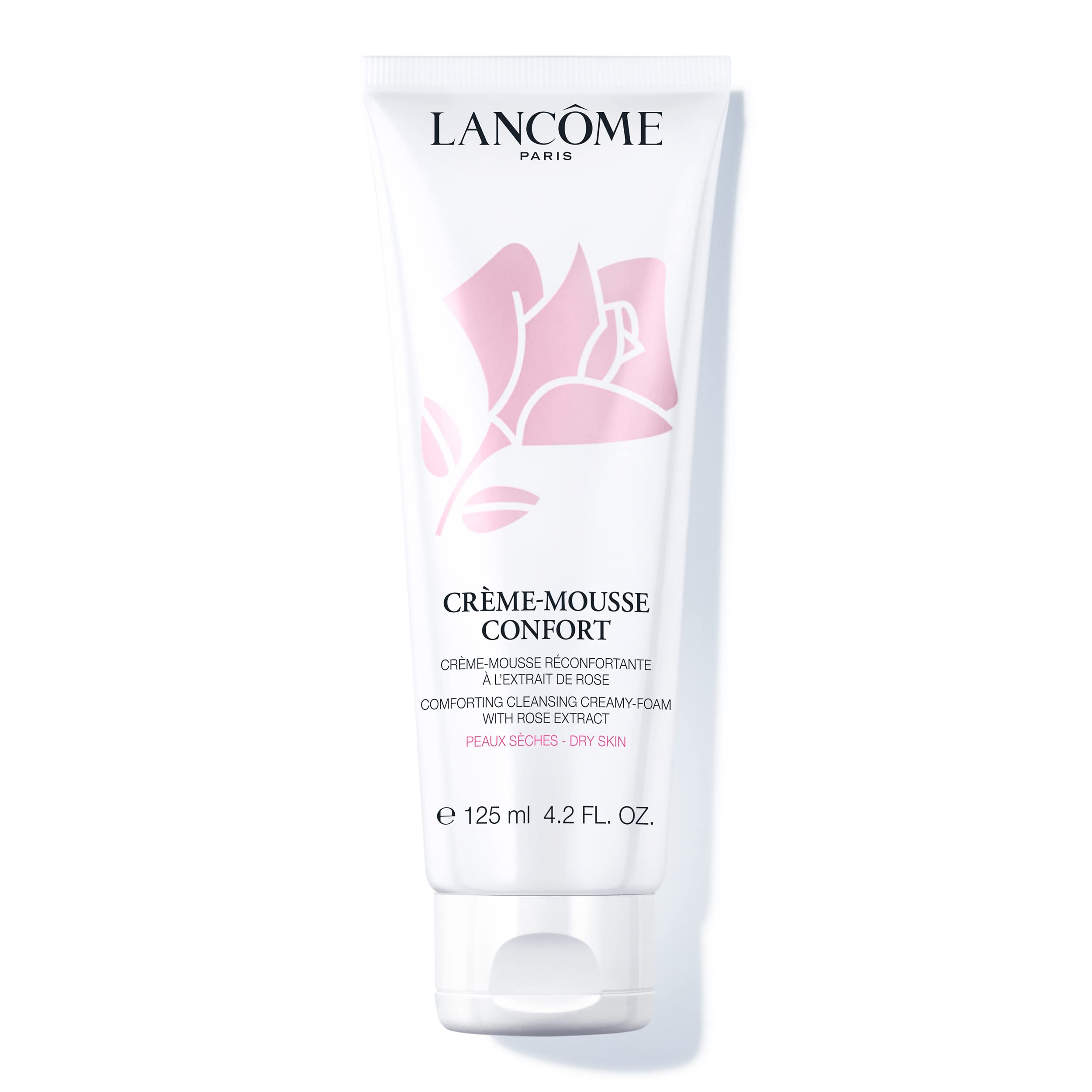 Lancôme Créme Mousse Confort Foaming Facial Cleanser - Comforting Cream Cleanser & Makeup Remover - With Rosehip Oil - 4.2 Fl Oz