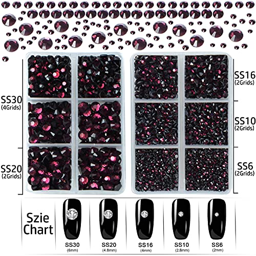 LPBeads 3000 Pieces SS16 Paradise Shine Hotfix Rhinestones Flatback Round Crystal Glass Rhinestones Gems for Crafts Nail Face Art Clothes Shoes Bags DIY