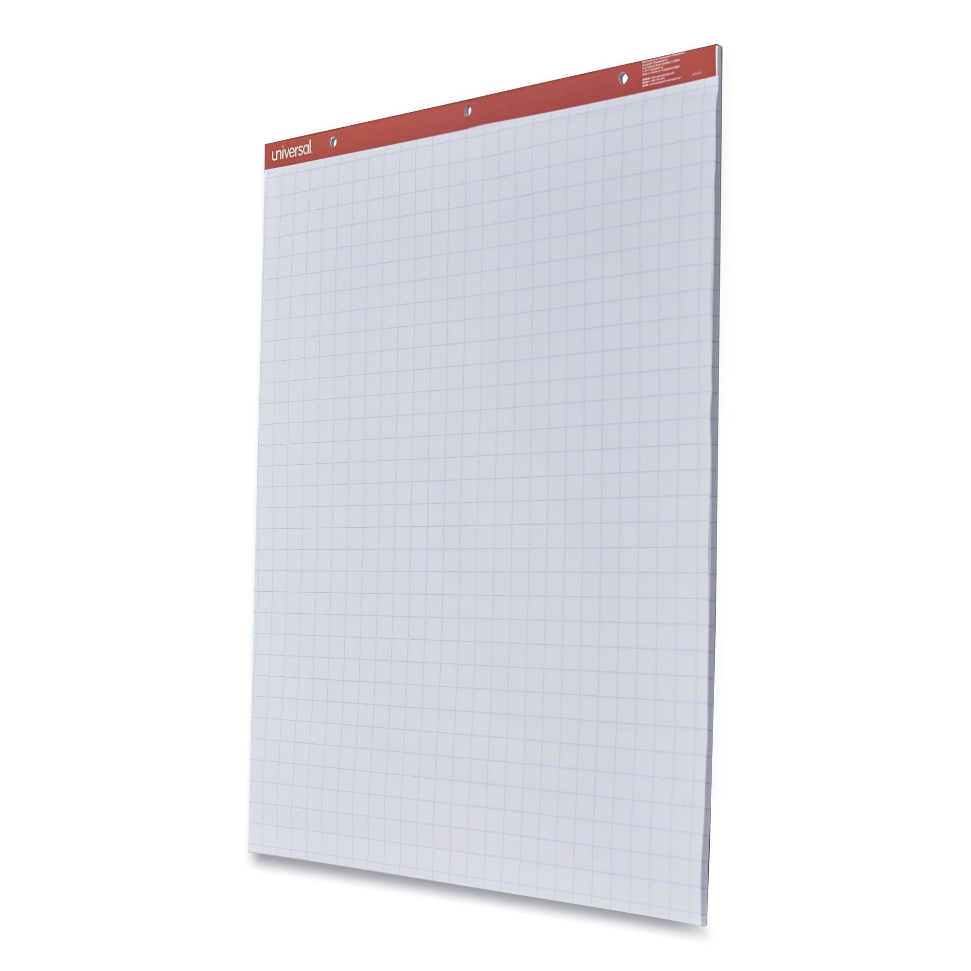 Universal 35602 Recycled Easel Pads, Quadrille Rule, 27 x 34, White, 50 Sheet (Case of 2 Pads)