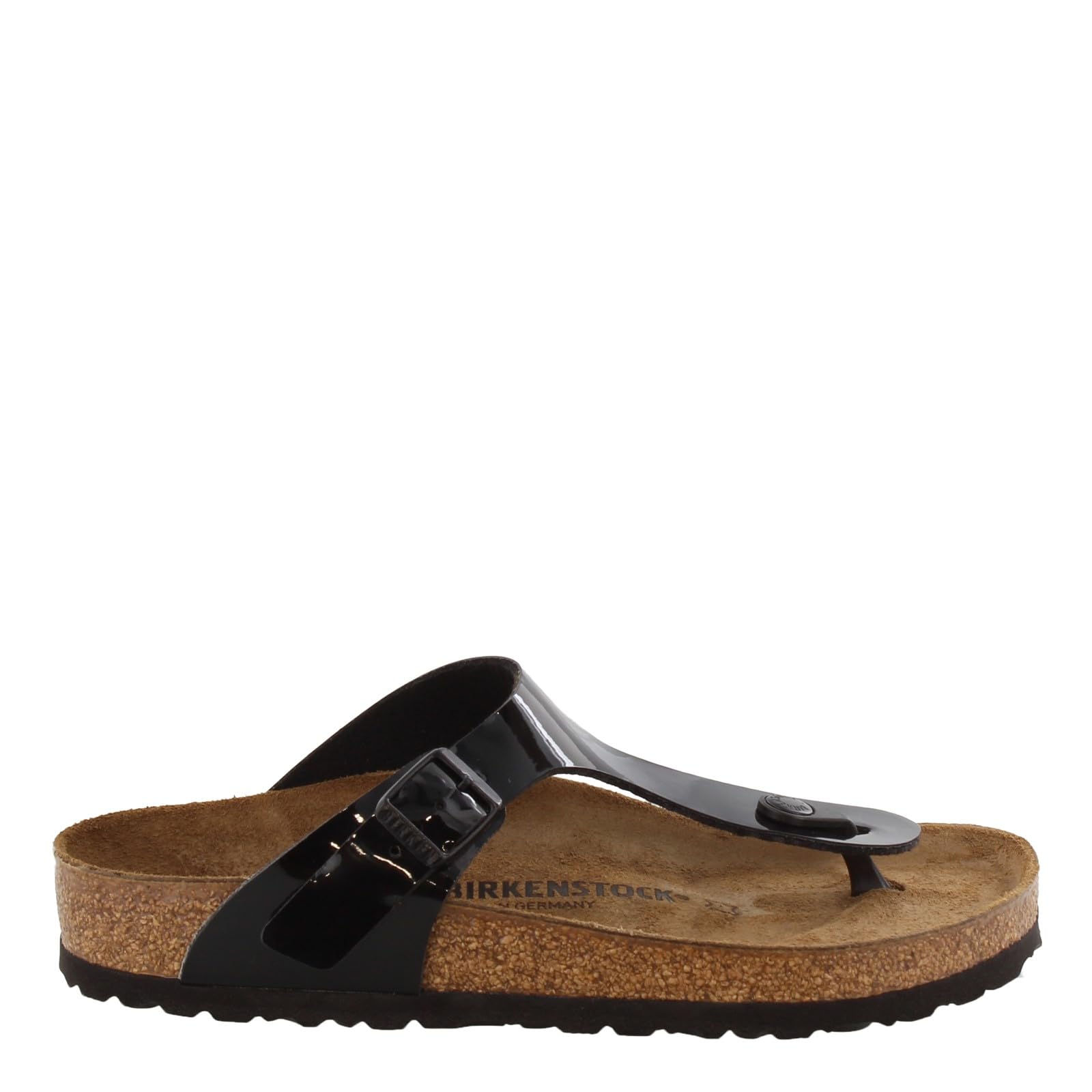 Birkenstock Women's GIzeh Thong Sandal, Black Patent, 39 M EU/8-8.5 B(M) US