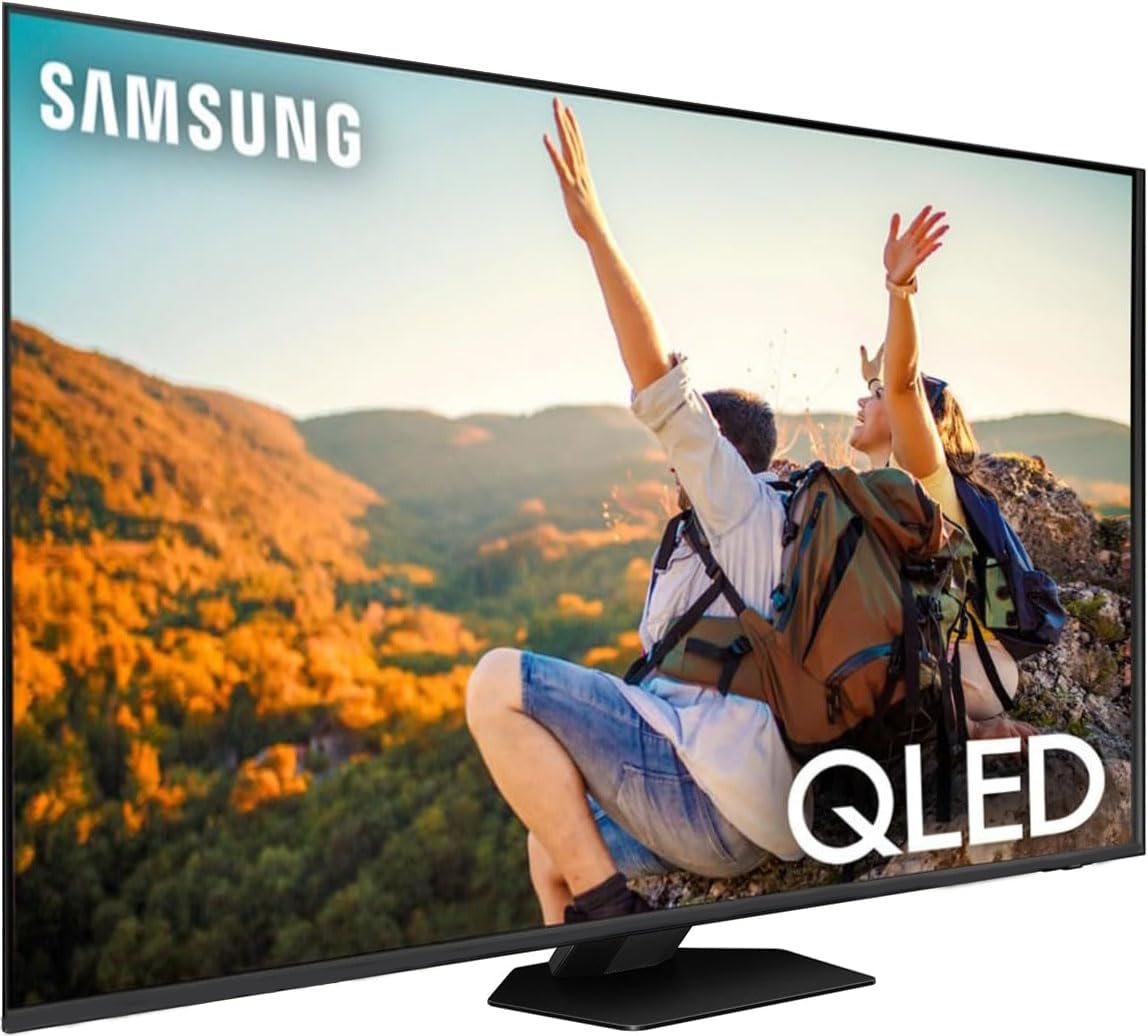 SAMSUNG QN75QN90CAFXZA 75" Neo QLED Smart TV with 4K Upscaling with an Austere 5S-PS6-US1 V-Series 6-Outlet Power w/Omniport USB (2023)