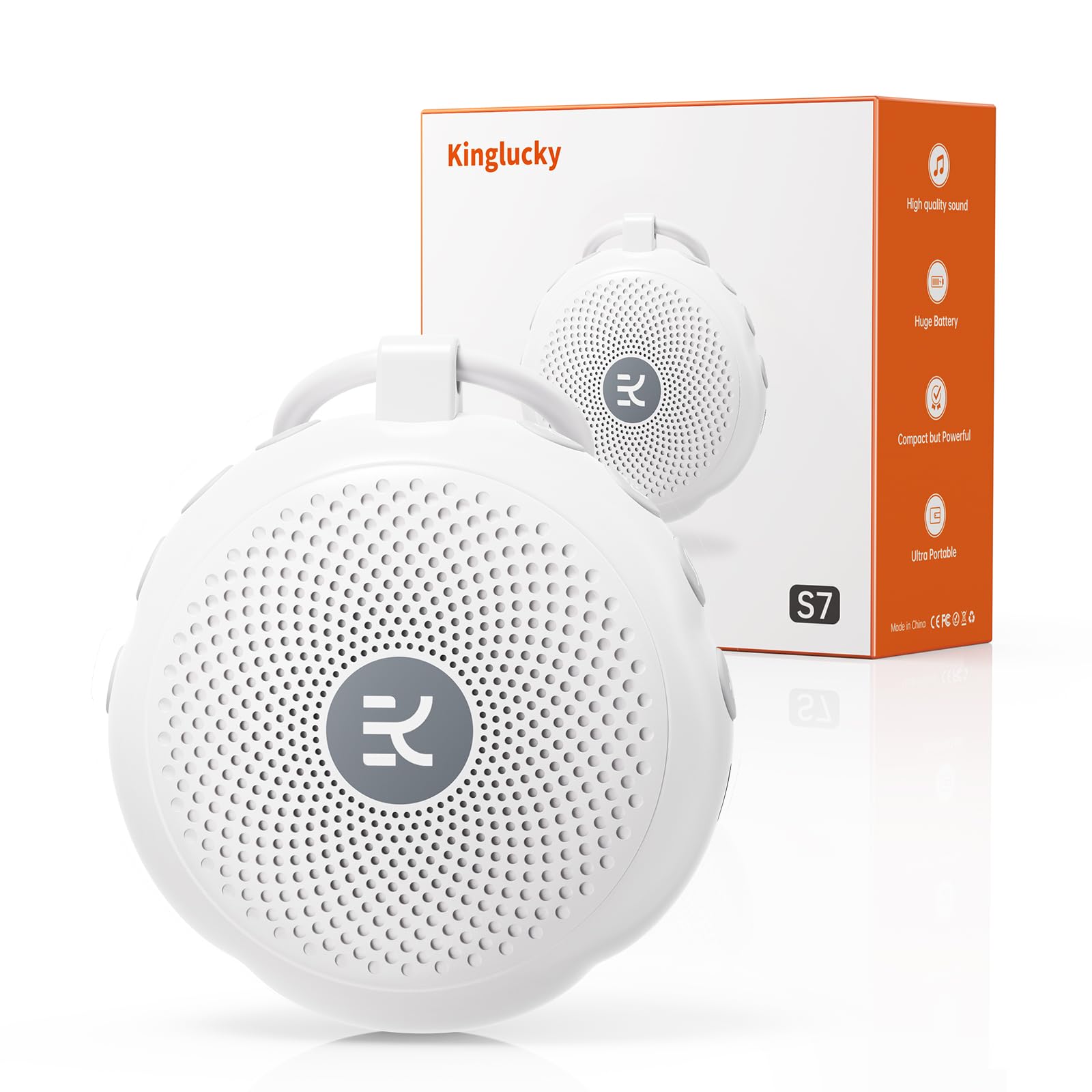 𝐍𝐞𝐰𝐞𝐬𝐭 Kinglucky SleepEase Portable Sound Machine (TOP Sound Quality & 18 Effective Soothing Sounds) White Noise Sound Machine for Sleep, Focus, Relaxation, Home, Office, Travel, Adult & Baby
