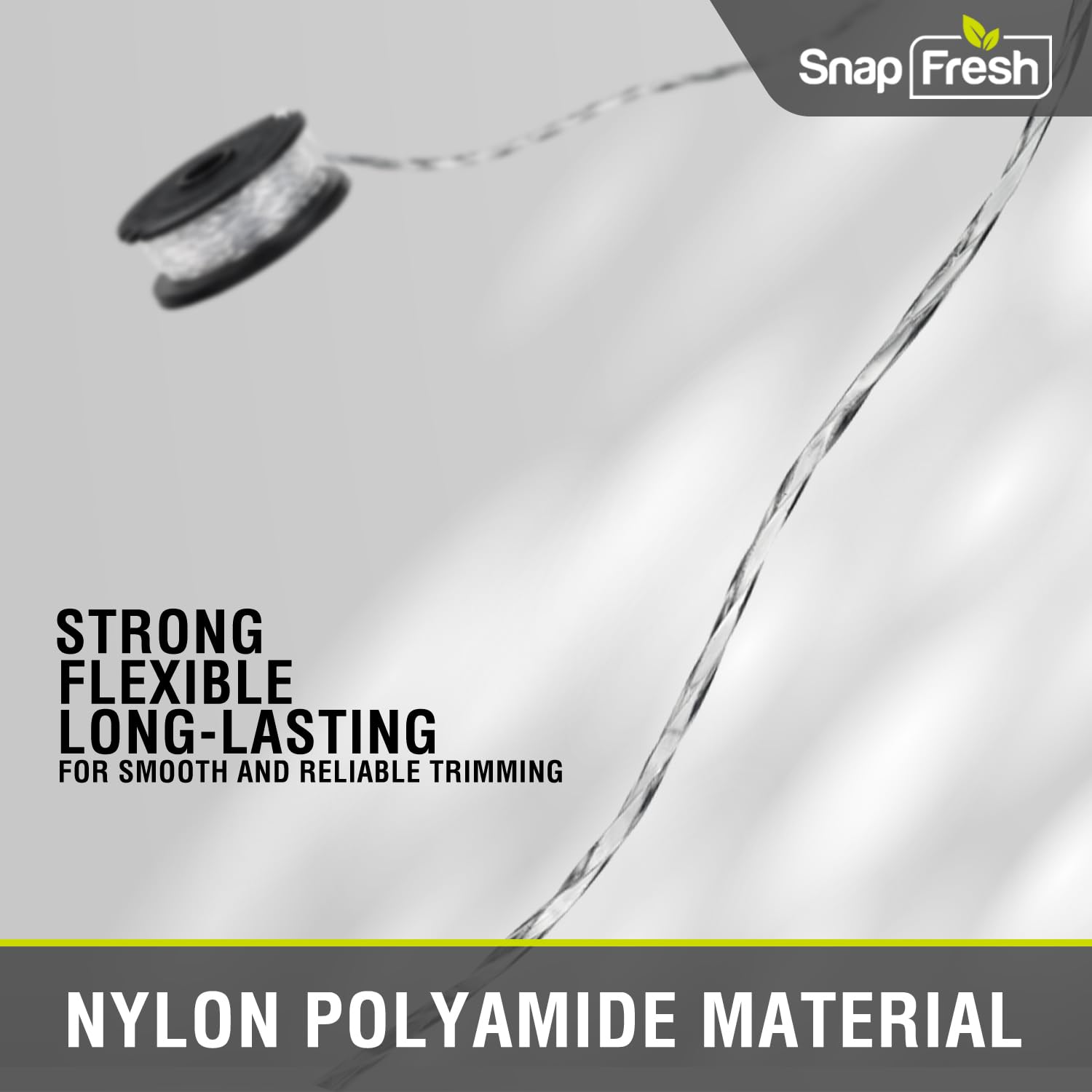 SnapFresh 8 Packs Weed Eater String, 13 Ft 0.065" Trimmer Line Replacement Spools, Automative Feed String Trimmer Line, Only String Trimmer BBT-ZE2OST