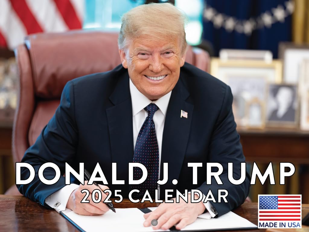 Trump Calendar 2025 Donald Trump Gifts 45 47 Monthly Wall Calender 12 Month | Made In The USA MAGA