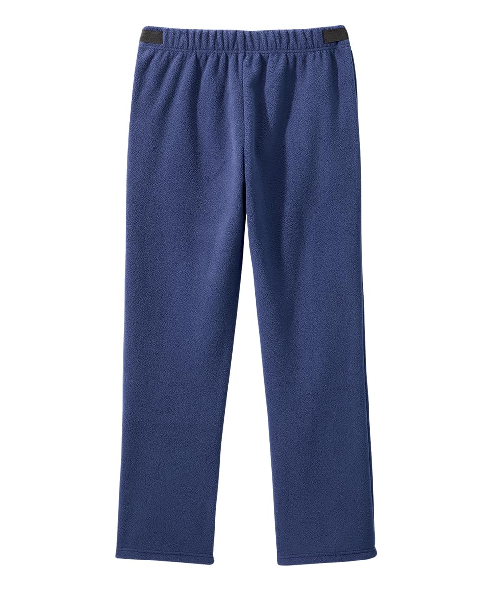Silvert's Adaptive Clothing & Footwear Men's Fleece Magnetic Fly Pull-on Pants - Navy LGE