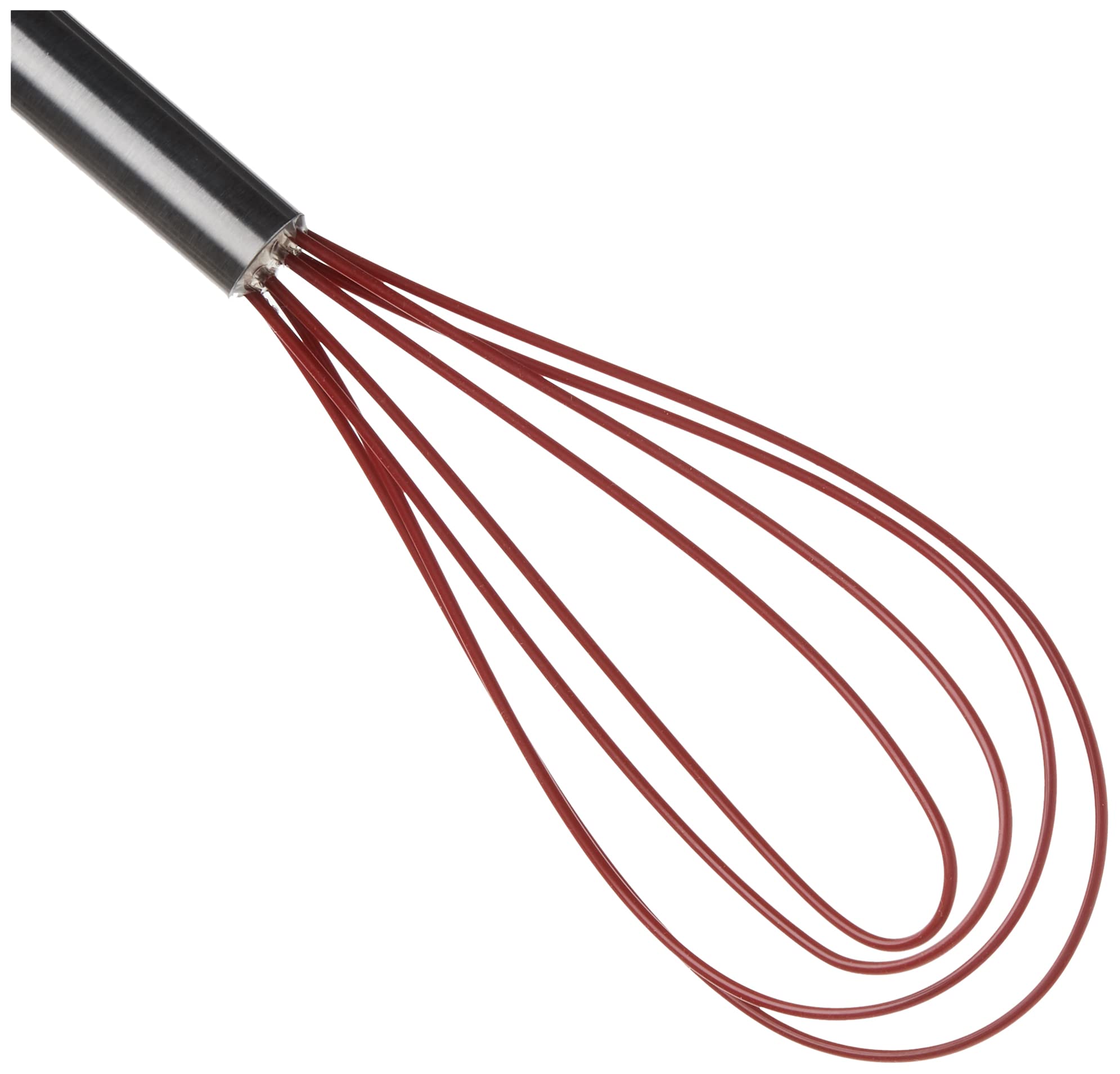 Cuisipro 74697005 Silicone Whisk, 10-Inch, Red