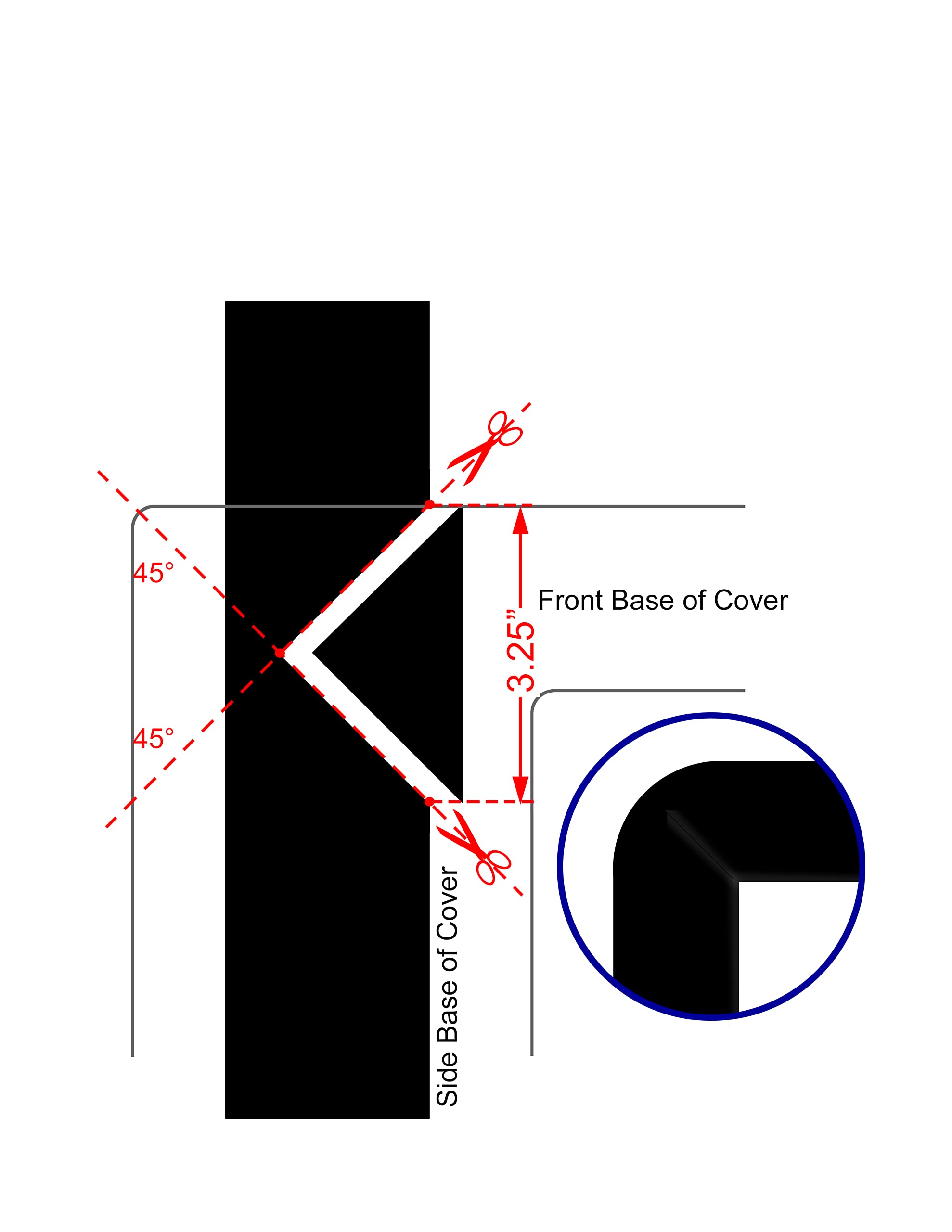 ESI Premium Cap Seal XL 23 FT (2" Width x .200" Height x 23' Length) EPDM Rubber for Caps 200 lbs or Less