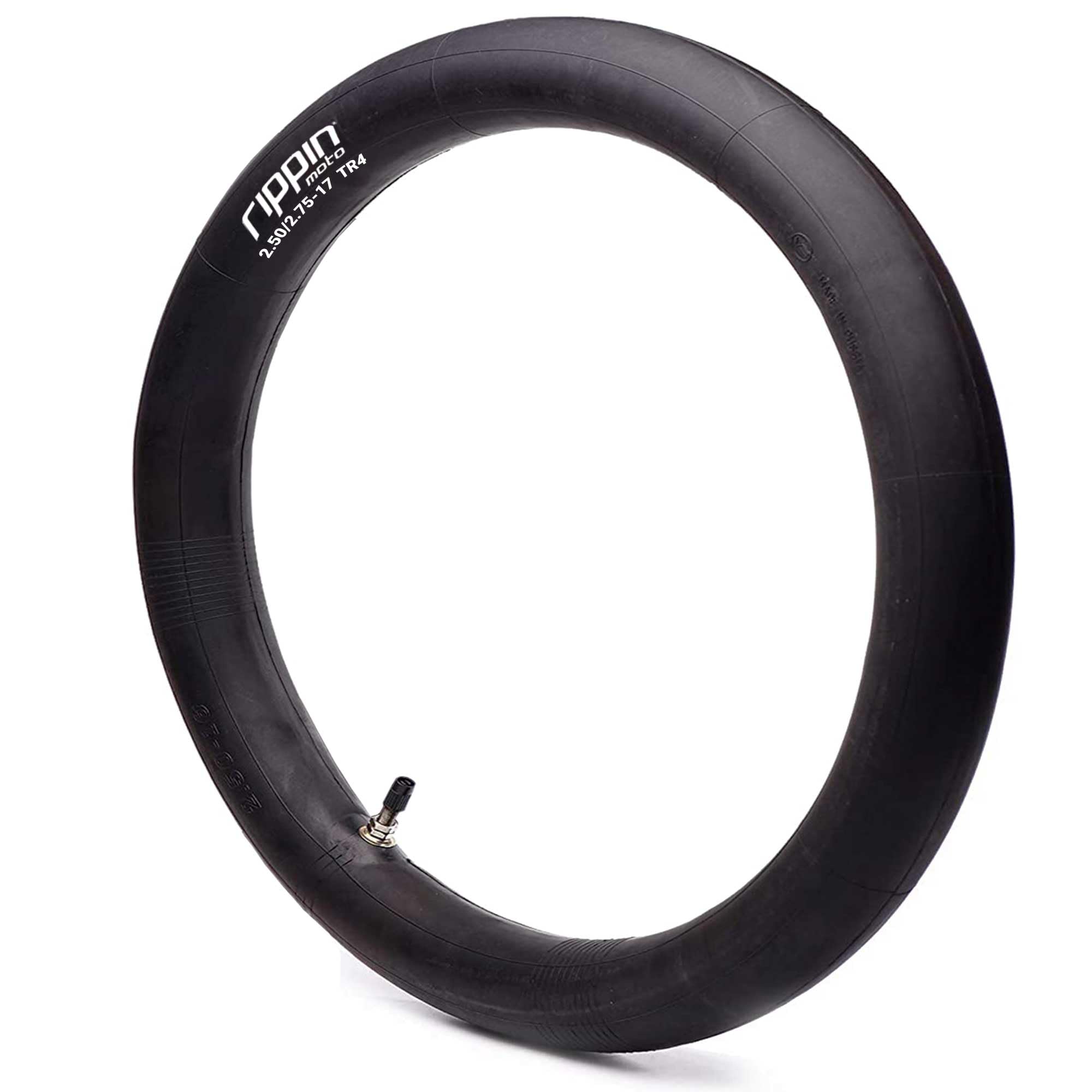Rippin Moto 2.50/2.75-17 Motorcycle Inner Tube (70/100-17) 2.5mm Thick, 10Mpa Durable & Lightweight - 100% Natural Rubber - Fits Most Dirt Bikes, Pit Bikes & E-Motos with 17" Wheels