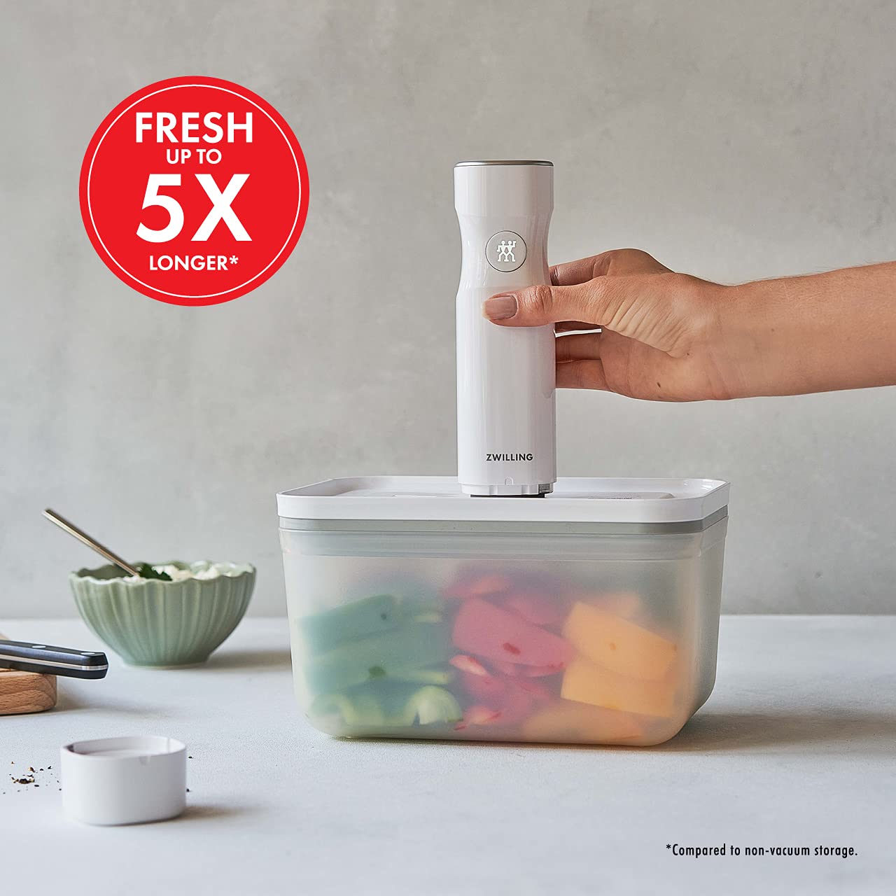 ZWILLING Fresh & Save Plastic Airtight Food Storage Container, Meal Prep Container - Large