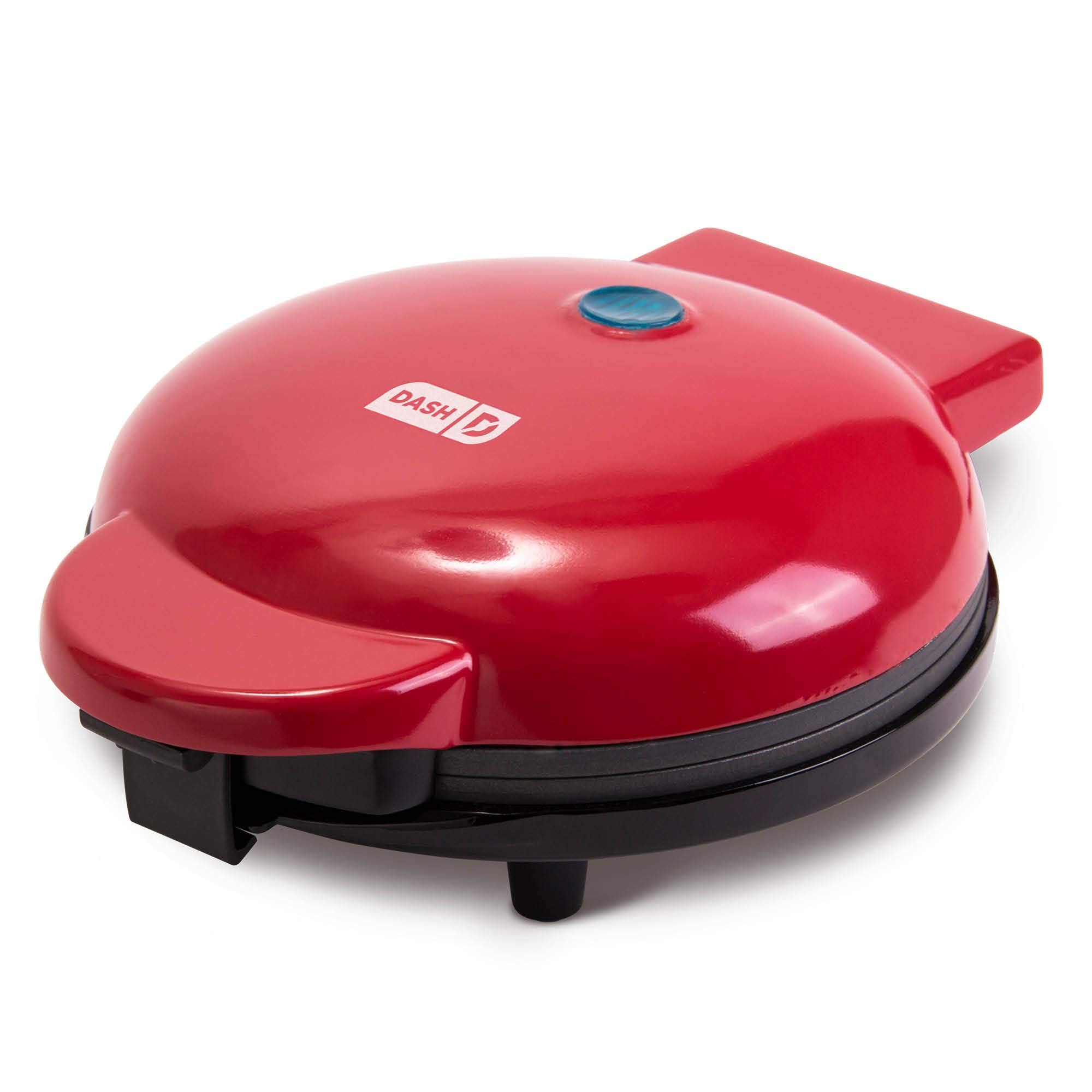 DASH 8” Express Electric Round Griddle for for Pancakes, Cookies, Burgers, Quesadillas, Eggs & other on the go Breakfast, Lunch & Snacks - Red