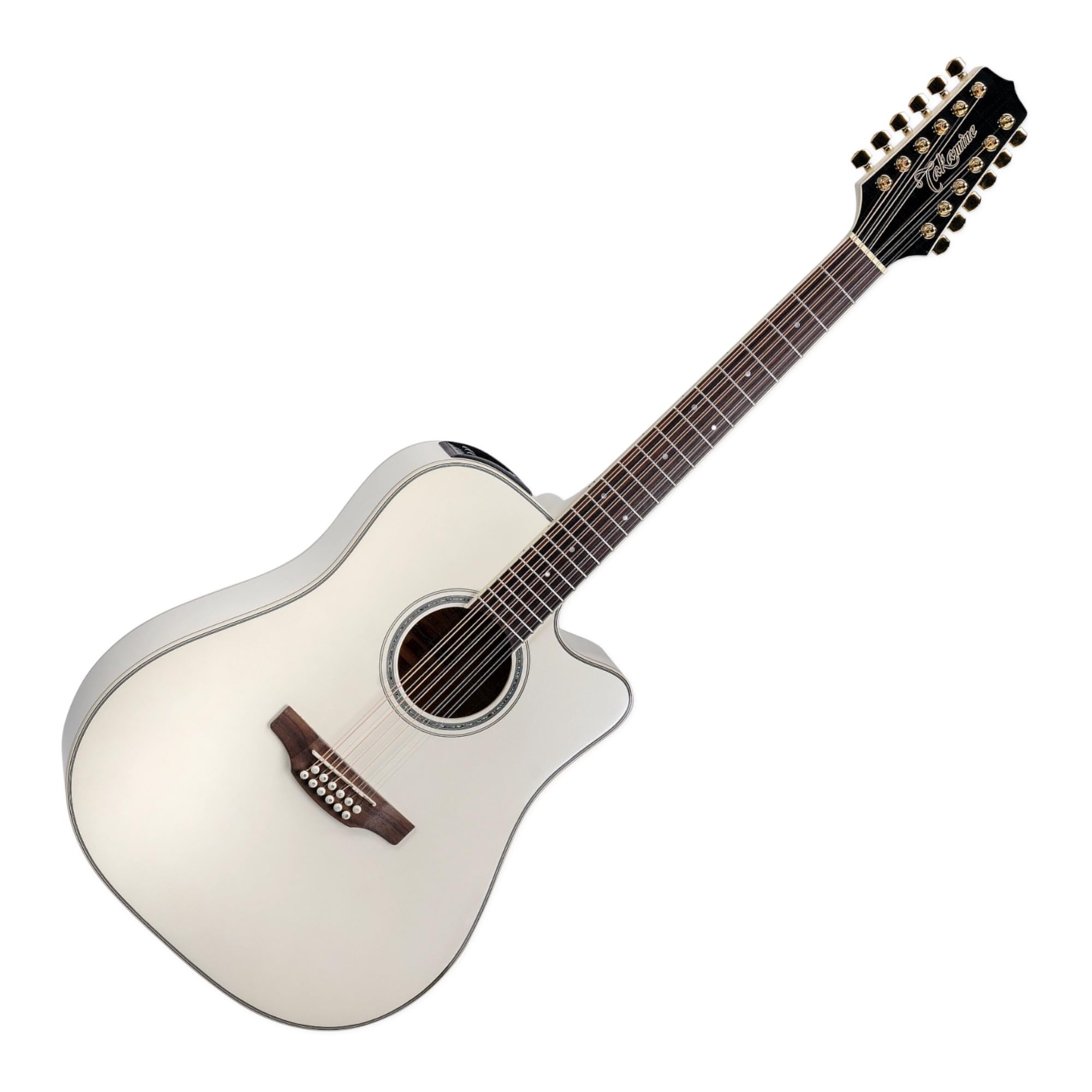 Takamine GD-37CE PW 12-string Acoustic-electric Guitar - Pearl White