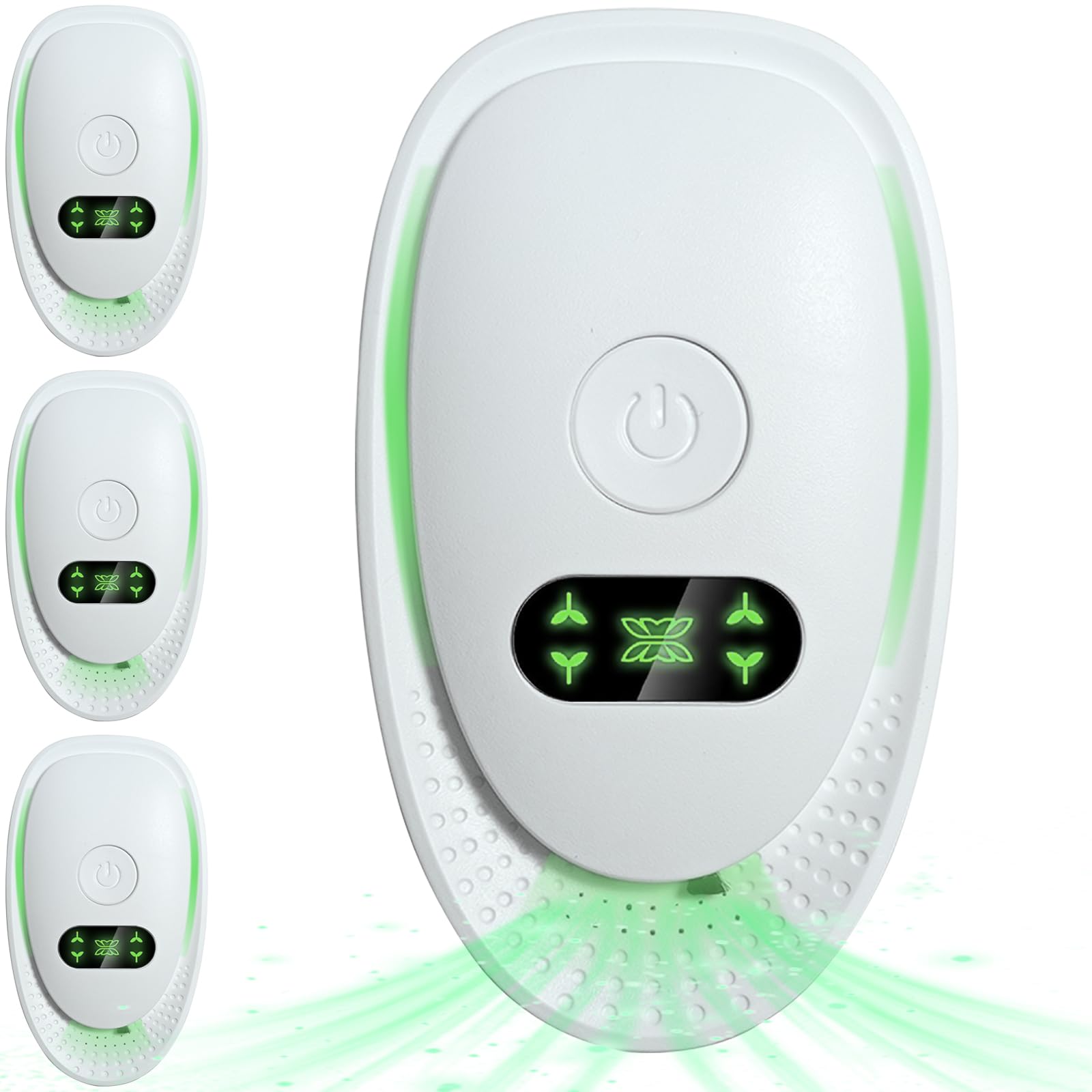 Plug In Negative Ion Air Purifiers,Air Ionizers,Negative Ion Filtration System,Quiet Mini Air Cleaner, Bedroom,Office,Basement-Portable Air Purifier Odor,Smoke,Dust,Pet Smell.4 Pack