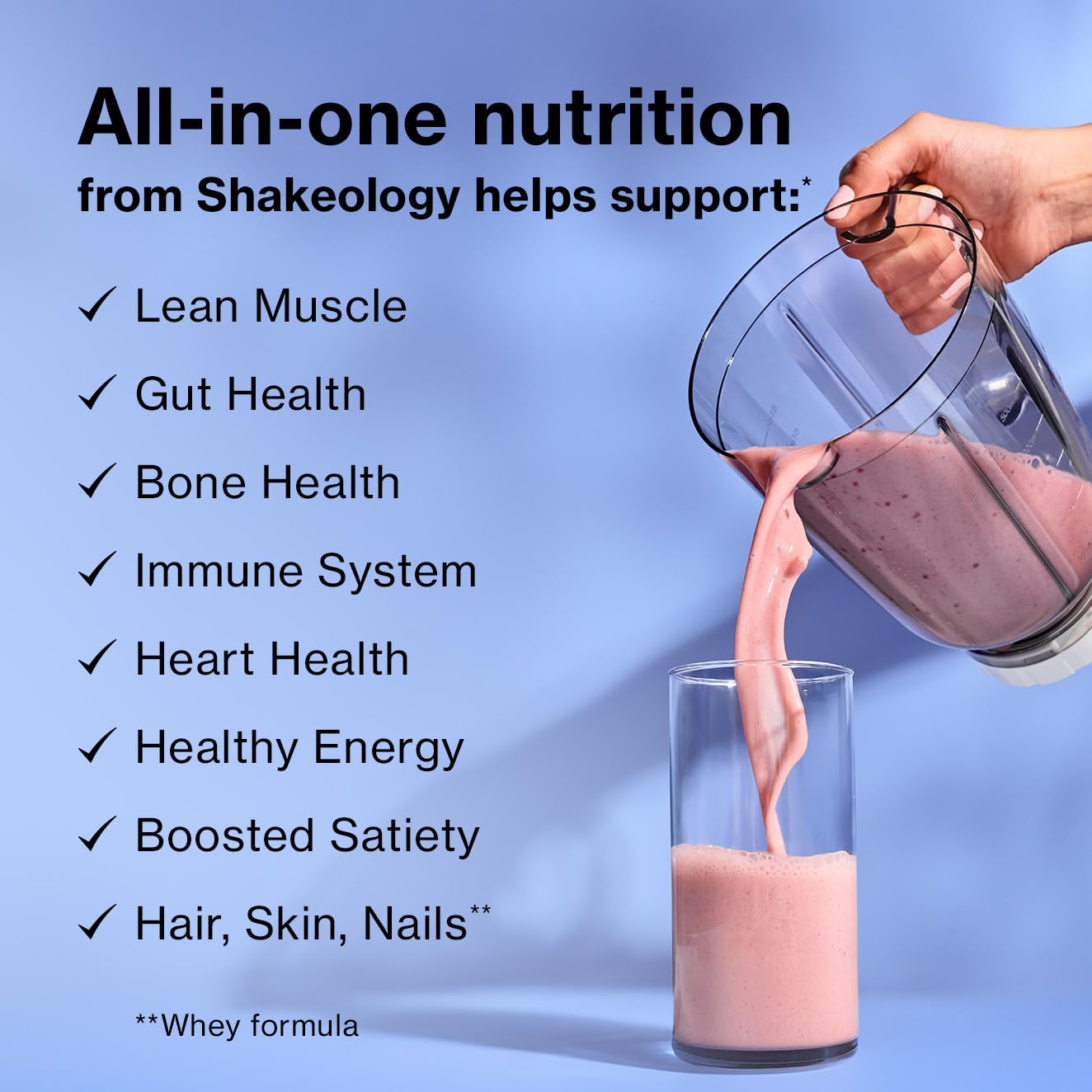 BODi Shakeology Whey-Based Protein Powder – Gluten-Free Superfood Shake with Vitamins & Minerals – Helps Support Healthy Weight Loss & Gut Health, Chocolate, 14 Individual Packets
