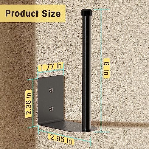 Durmmur 2 Pack Hat Racks for Baseball Caps, Stainless Steel Hat Organizer for Baseball Cap, Hat Holder Storage Organizer, Hat Hanger Strong Adhesive/Wall Drilled for Door,Bedroom,Closet(Black 6 in)