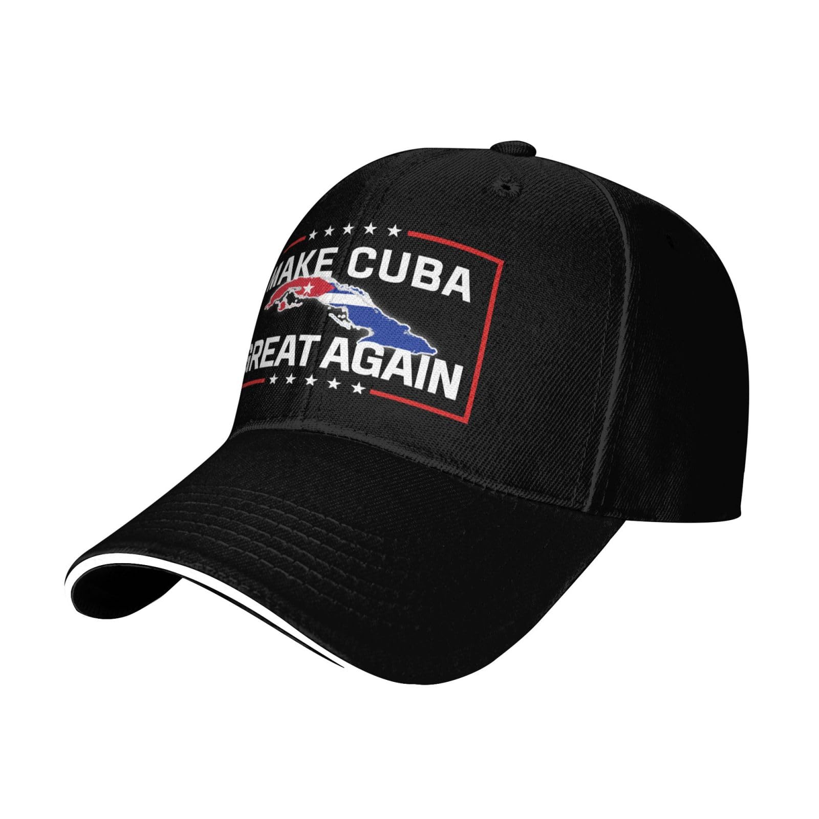 Antaa Make Cuba Great Again hat Cuban Flag Baseball Cap Black