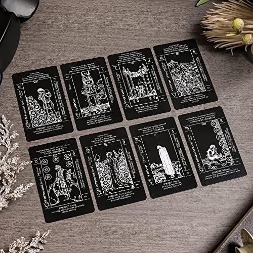 Sincerez Tarot Cards Deck for Beginners with Meanings On Them,Tarot Card with Guidebook (pink)