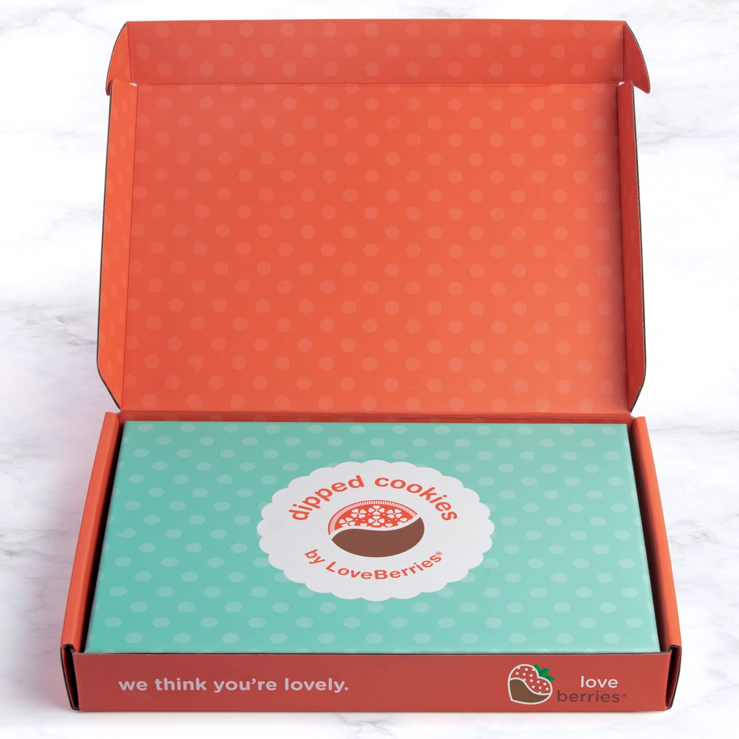 A Gift Inside Sweet Love Chocolatey Covered Sandwich Cookies Gift Box