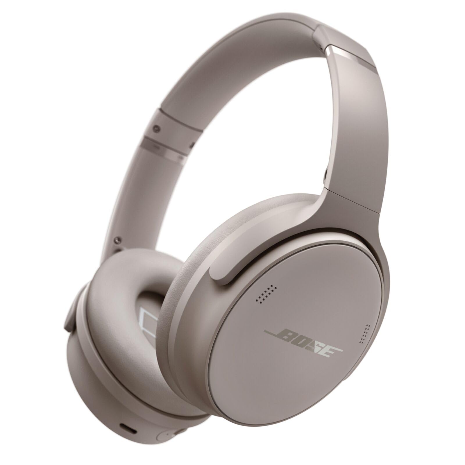 Bose QuietComfort Wireless Noise Cancelling Headphones, Bluetooth Over Ear Headphones with Up to 24 Hours of Battery Life, Sandstone