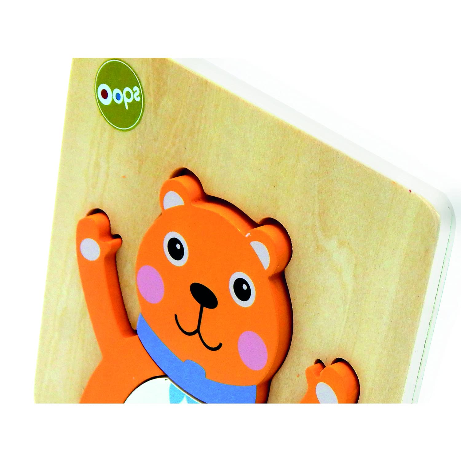 Oops Toddler Puzzle Build & Match, Bear