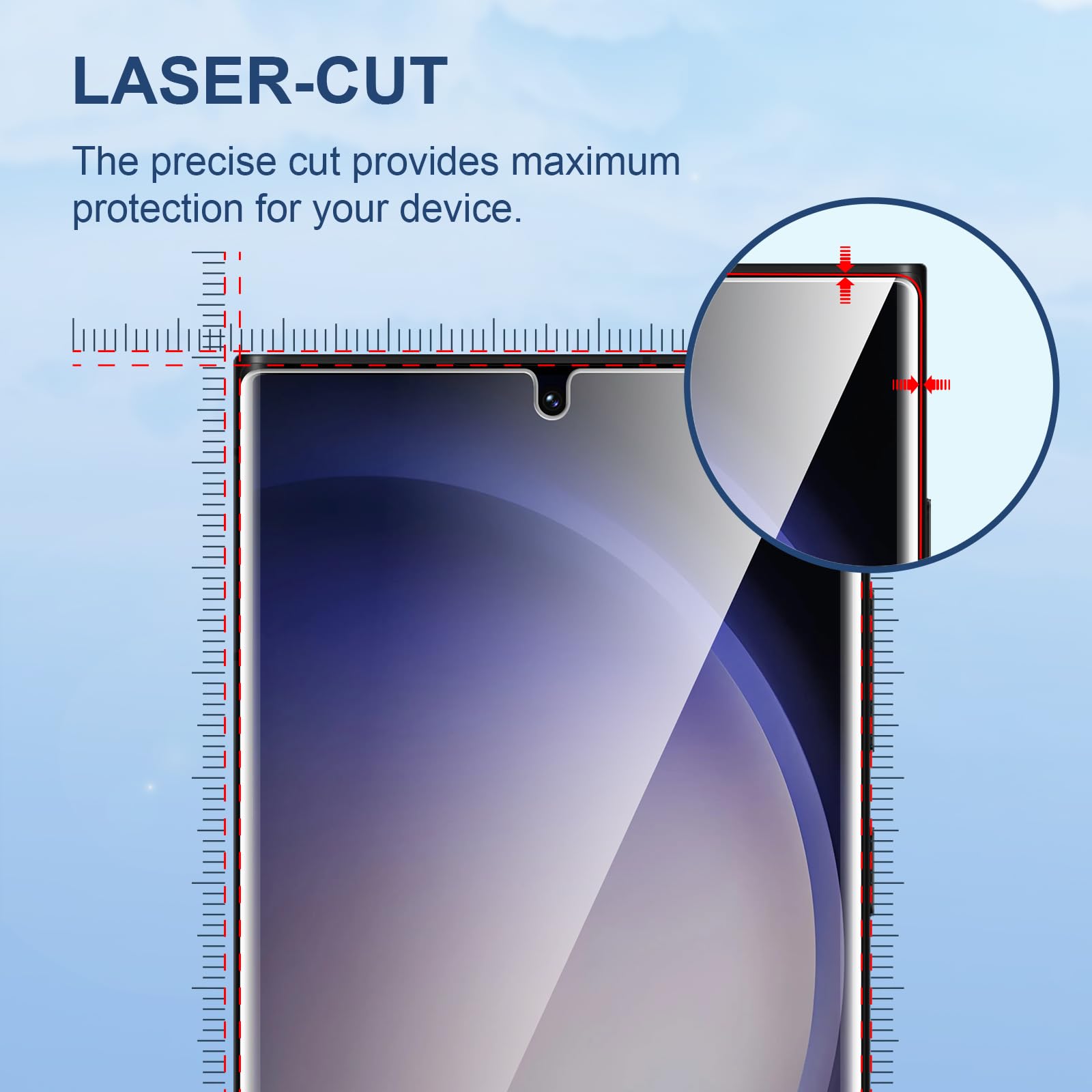 LK 3 Pack for Samsung Galaxy S23 ultra TPU Screen Protector [Not Glass] [Support Fingerprint Unlock] Touch Sensitive for Samsung Galaxy S23 Ultra